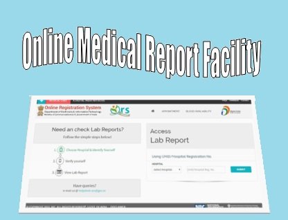 Online Appointment Medical Report Facility Government Hospitals