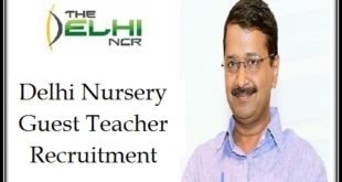 delhi nursery guest teacher vacancy