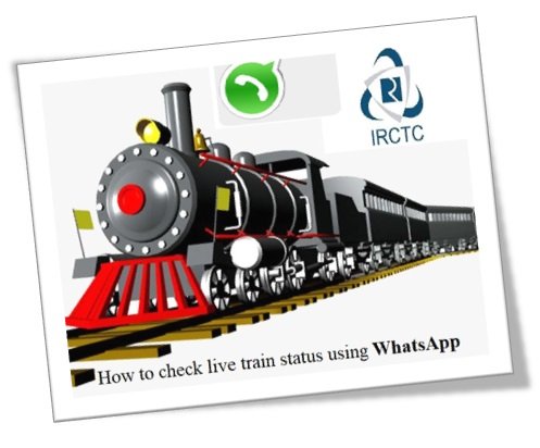 How to check live train status using WhatsApp
