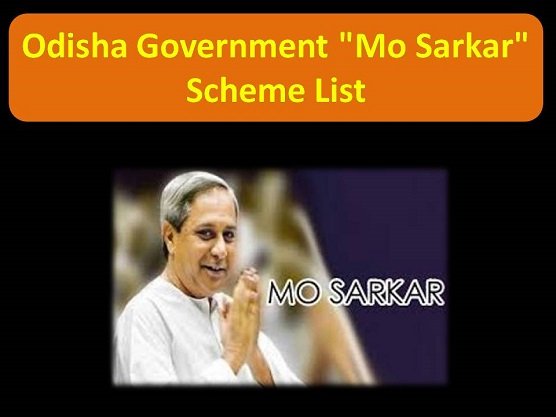 Odisha Government Mo Sarkar All Scheme List